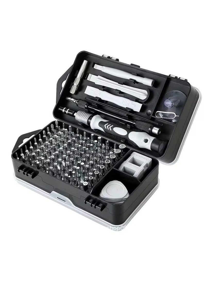 XiuWoo 115-In-1 Magnetic Precision Screwdriver Set Black 15.7 x 5.2 x 9cm - Image 2
