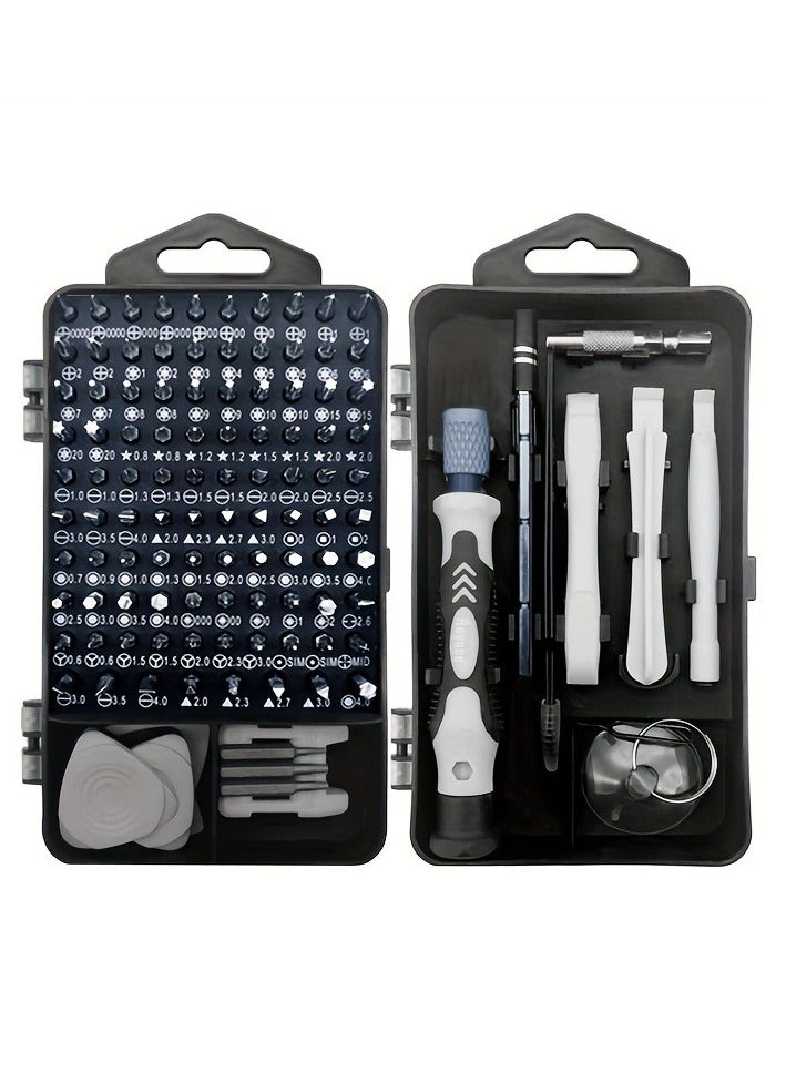 XiuWoo 115-In-1 Magnetic Precision Screwdriver Set Black 15.7 x 5.2 x 9cm - Image 3