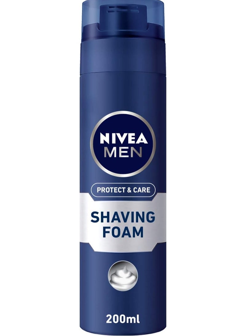نيفيا رغوة الحلاقة NIVEA MEN | حماية وعناية بالألوفيرا | 200 مل - Image 1