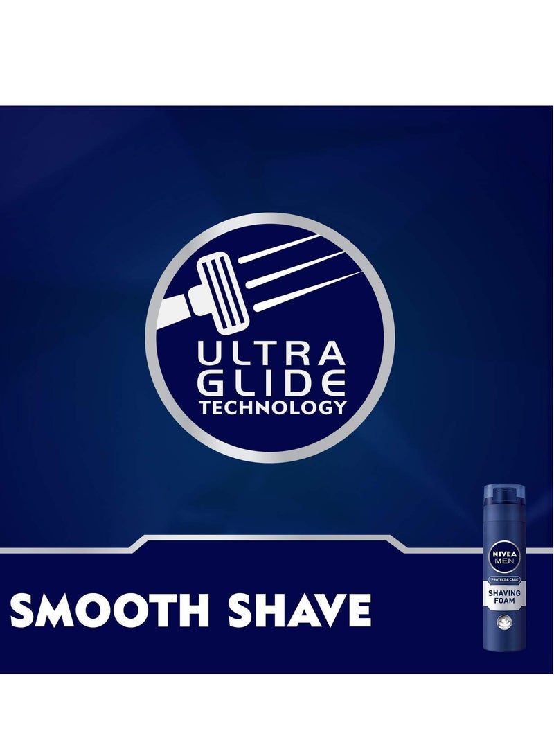 نيفيا رغوة الحلاقة NIVEA MEN | حماية وعناية بالألوفيرا | 200 مل - Image 3