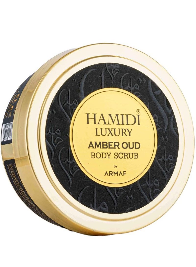 HAMIDI Hamidi Non Alcoholic Amber Oud Body Scrub By Armaf For All Skin Type 250ML 