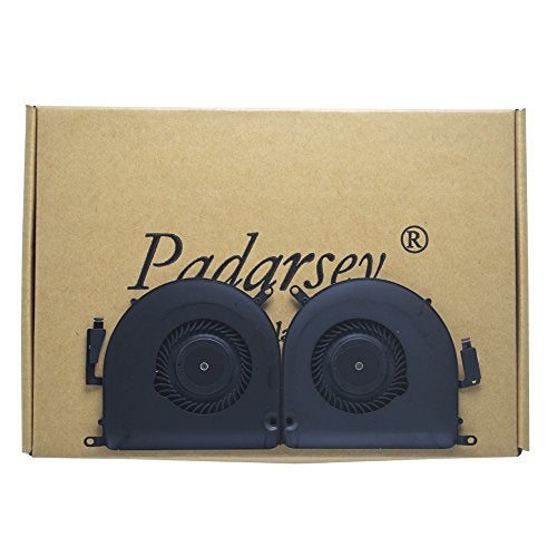 Pardarsey Padarsey Replacement CPU Cooling Fan Left and Right Set Compatible for 15" MacBook Pro A1398 2013 2014 2015 Series, Compatible Part Number KDB06105HCA03AEL KD06105HCA04AEM - Image 1