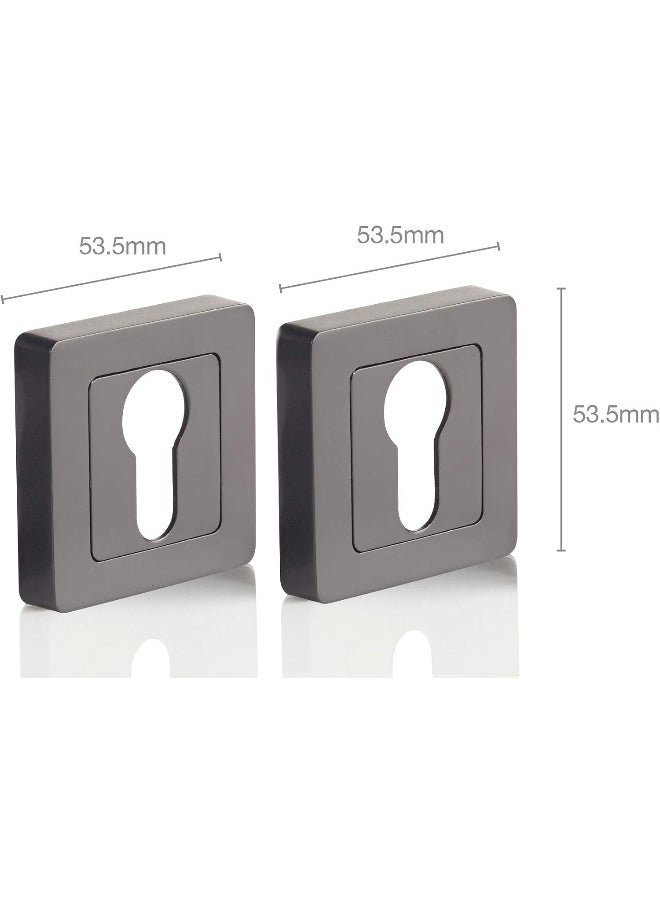 Yale Yale Verona Matt Black Door Handle for Indoor Wooden Door  - Image 3