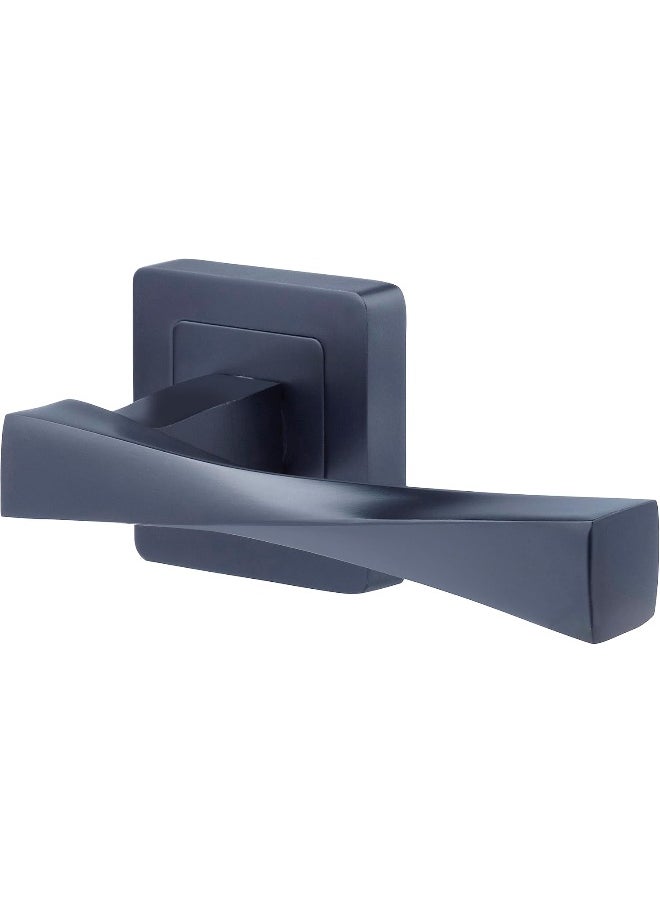 Yale Yale Verona Matt Black Door Handle for Indoor Wooden Door  - Image 1