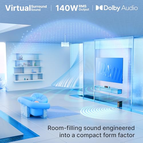 ZEBRONICS 2026 Launch 140W Soundbar with 13.3cm subwoofer, Dual Drivers, Dolby Audio, Bluetooth v5.4, ARC, USB, Optical in, AUX, LED Display, Volume & Media Control, Matte Finish (Juke Bar 9010C) - Image 3