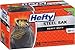 Hefty Steel Sak HeavyDuty Drawstring Contractor CleanUp Trash Bags Gray 28Ct 39Gal - Image 1