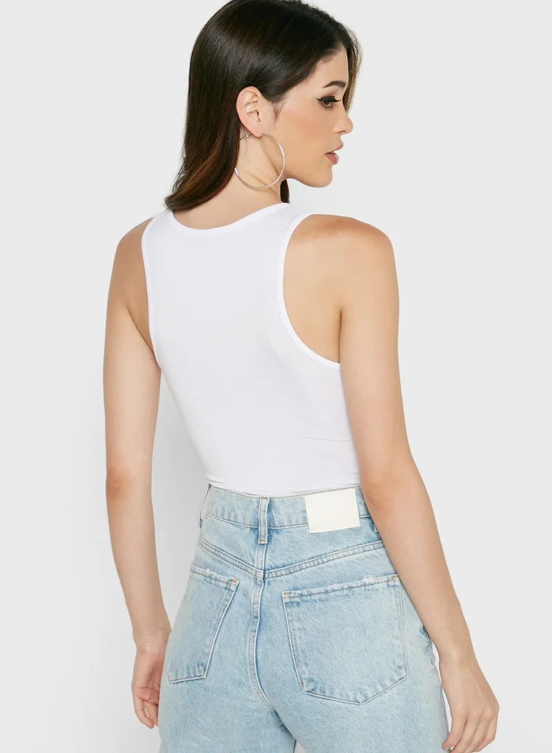 Missguided V-Neck Knitted Body