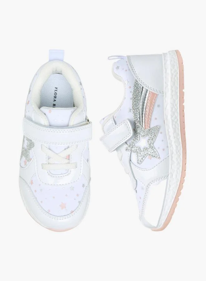 فلورا بيلا من شو إكسبرس حذاء رياضي مزين بتطبيق نجمة بشريط لاصق