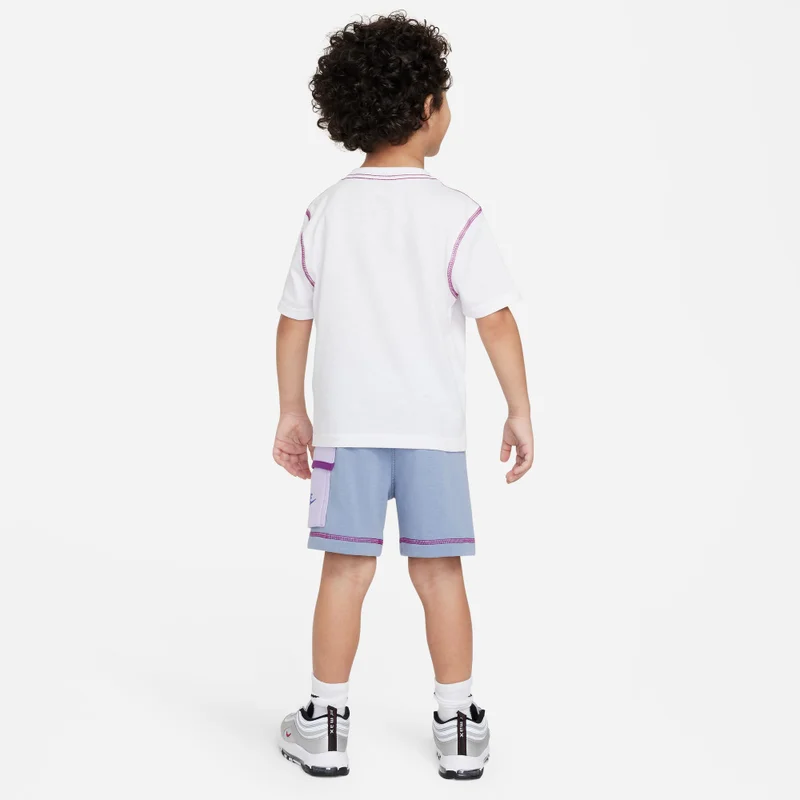 Nike Kids' Sportswear Reimagine T-Shirt and Shorts Set