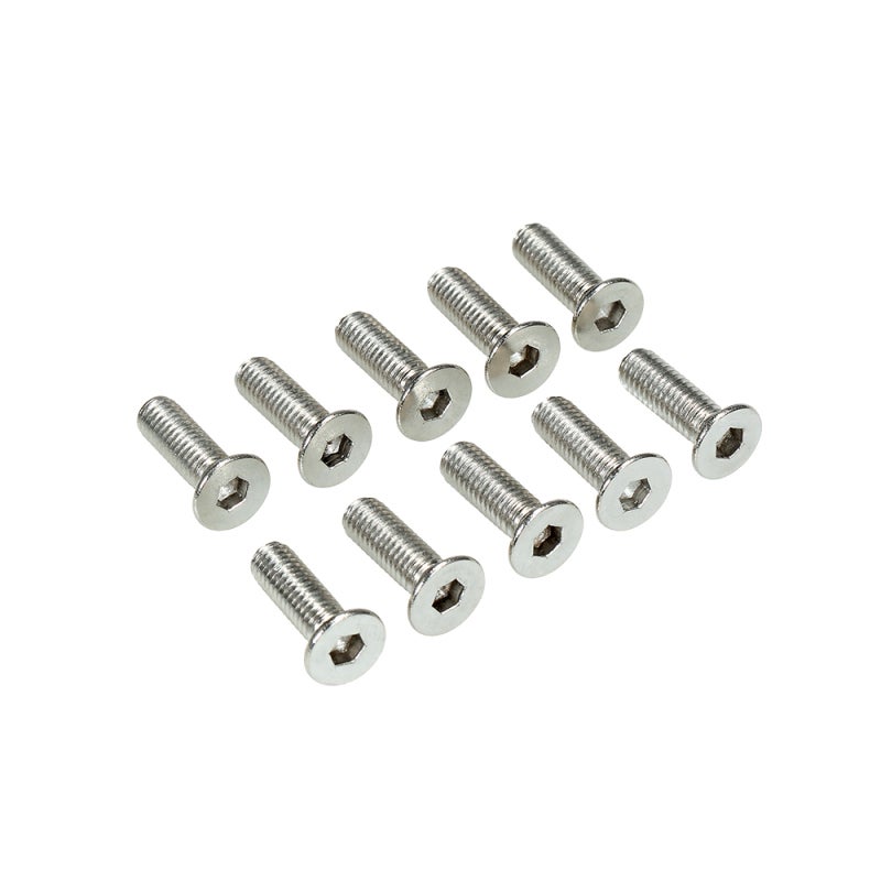 Billet Aluminum Dress Up Kit: 10 Washers & 10 Screws - Premium Durable Billet Aluminum Fender Bumper Washer Bolt for Vehicle Engine Bay, Exterior Dress Up - Image 3