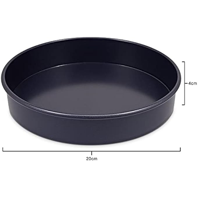 zyliss E980195 NonStick Loose Base Round Sandwich Tin  20Cm8In  Carbon Steel  Dark Blue  Cake TinBaking TinBakewareCake Mould  Dishwasher Safe  5 Year Guarantee - Image 3