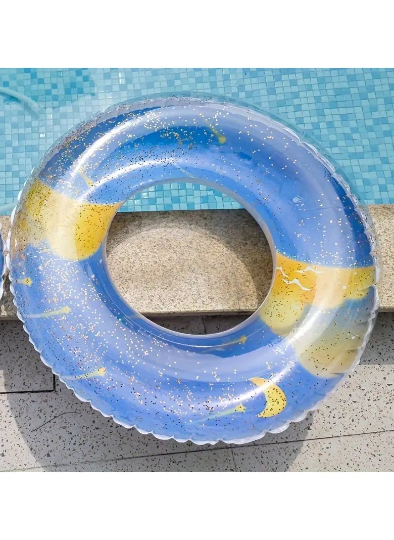 Goolsky - 1pc PVC Inflatable Swimming Ring - Perfect For Pool Parties & Outdoor Fun(90#) - Image 1