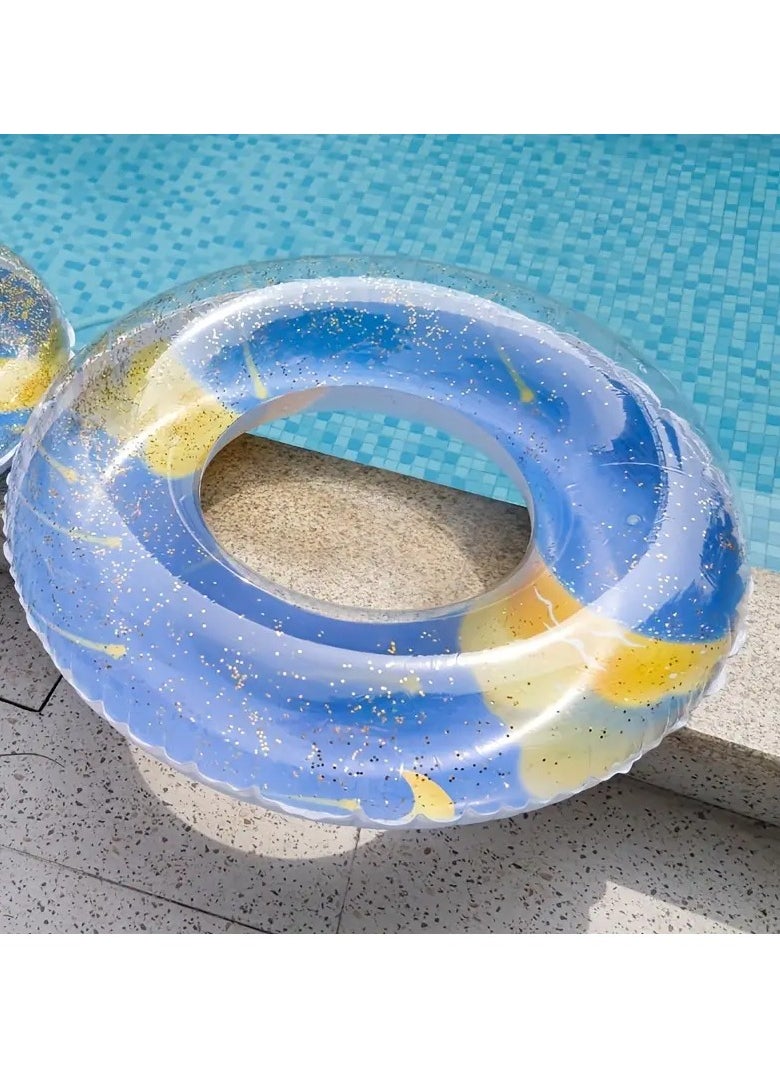 Goolsky - 1pc PVC Inflatable Swimming Ring - Perfect For Pool Parties & Outdoor Fun(90#) - Image 1