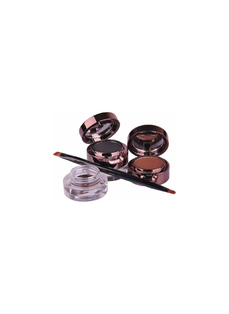 Mn 2in1 Fascinated Eyebrow Cream Black Brown  - Image 1