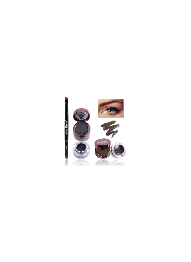Mn 2in1 Fascinated Eyebrow Cream Black Brown  - Image 2