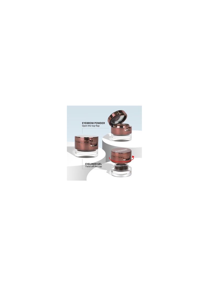 Mn 2in1 Fascinated Eyebrow Cream Black Brown  - Image 3