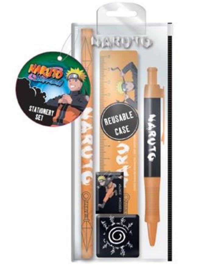 Pyramid Orange Printed Stationery Set Anime 