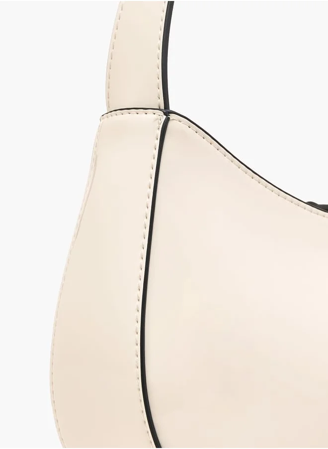 سيليست Women Solid Shoulder Bag with Adjustable Handle and Zip Closure