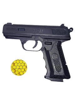 Generic M-11 Pistol Gun Plastic Toy Gun with 10 Round Reload and 6 mm BB Bullets for Kids PUBG Hand Gun Toy – Black Color  - Image 1