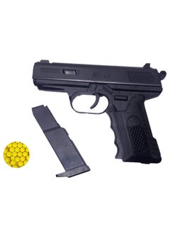 Generic M-11 Pistol Gun Plastic Toy Gun with 10 Round Reload and 6 mm BB Bullets for Kids PUBG Hand Gun Toy – Black Color  - Image 2