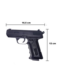 Generic M-11 Pistol Gun Plastic Toy Gun with 10 Round Reload and 6 mm BB Bullets for Kids PUBG Hand Gun Toy – Black Color  - Image 4