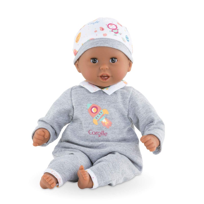 Corolle BÃ©bÃ© Calin Marius - 12" Soft Boy Baby Doll with Vanilla Scent, Pink Outfit & Sleeping Eyes for Girls Ages 18 Months+, Cute Reborn Realistic Baby Dolls for 2 Year Old Girls - Image 1