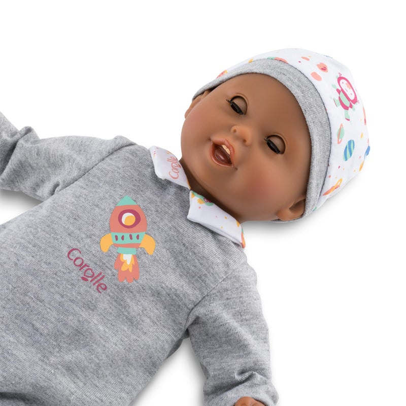 Corolle BÃ©bÃ© Calin Marius - 12" Soft Boy Baby Doll with Vanilla Scent, Pink Outfit & Sleeping Eyes for Girls Ages 18 Months+, Cute Reborn Realistic Baby Dolls for 2 Year Old Girls - Image 5