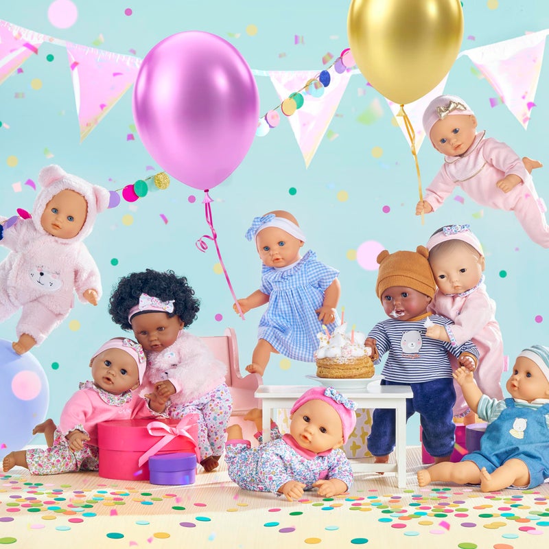 Corolle BÃ©bÃ© Calin Marius - 12" Soft Boy Baby Doll with Vanilla Scent, Pink Outfit & Sleeping Eyes for Girls Ages 18 Months+, Cute Reborn Realistic Baby Dolls for 2 Year Old Girls - Image 4