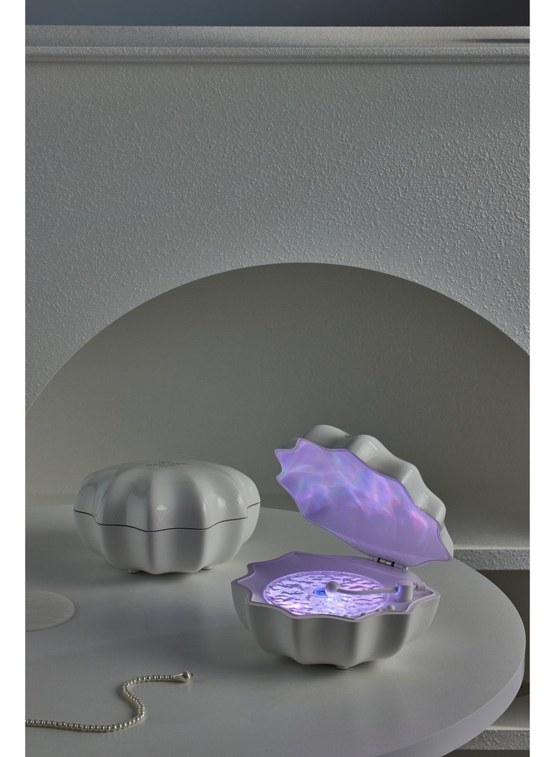 Shell Lamp Speaker Z6 – 3-in-1 Bluetooth Speaker with LED Night Light & Ambient Design, Portable Wireless Music Lamp  - Image 3