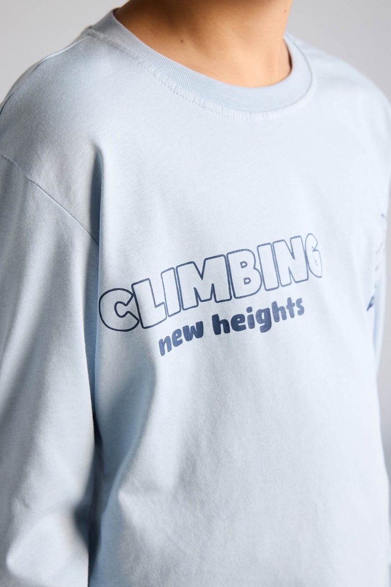 ديفاكتو طقم بيجاما اولادي قصة عادية - قطعتين - Image 4