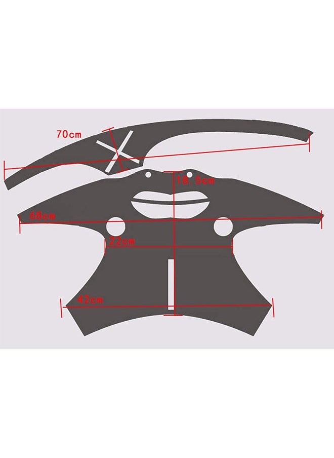 Generic - Tokyo Ghoul Kaneki Ken Mask With Eyepatch Cosplay Props For Party Decorations Festival - Image 1
