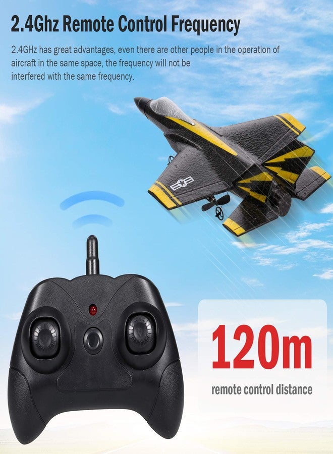 GoolRC FX635 RC Airplane, 2 Channel RC Plane, 2.4Ghz Remote Control Airplane, Ready to Fly Foam Glider with 3 Axis Gyro, Fixed Wing Aircraft Toys for Beginners, Kids and Adults - Image 4
