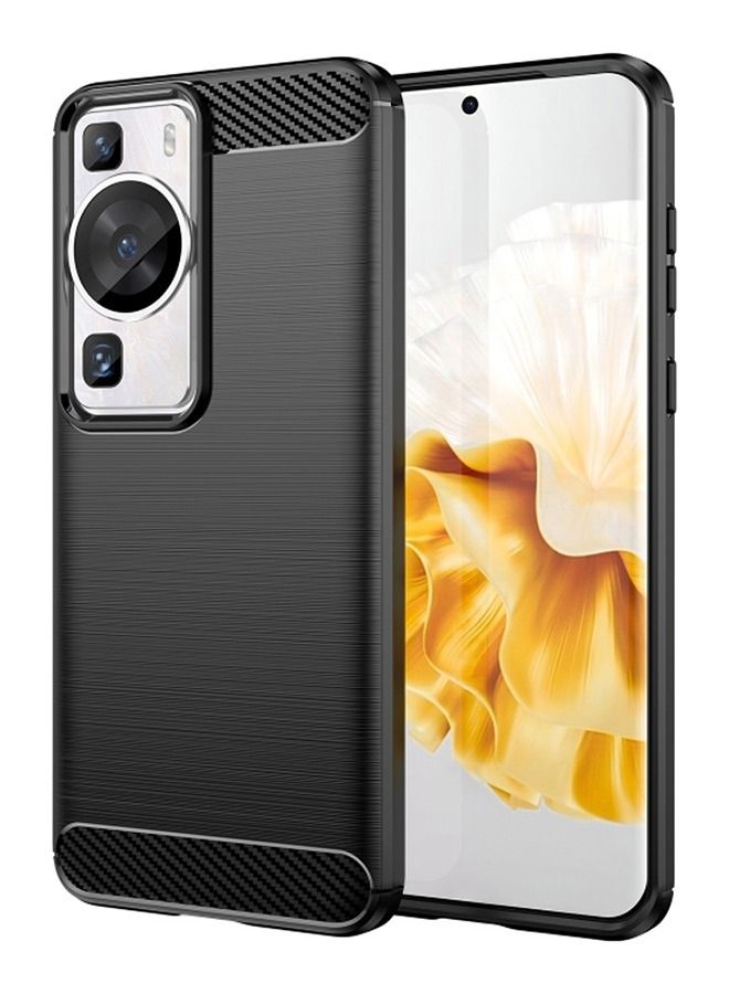 CATANES Huawei P60 Pro Case Cover Soft TPU Bumper Protective Back Black - Image 1