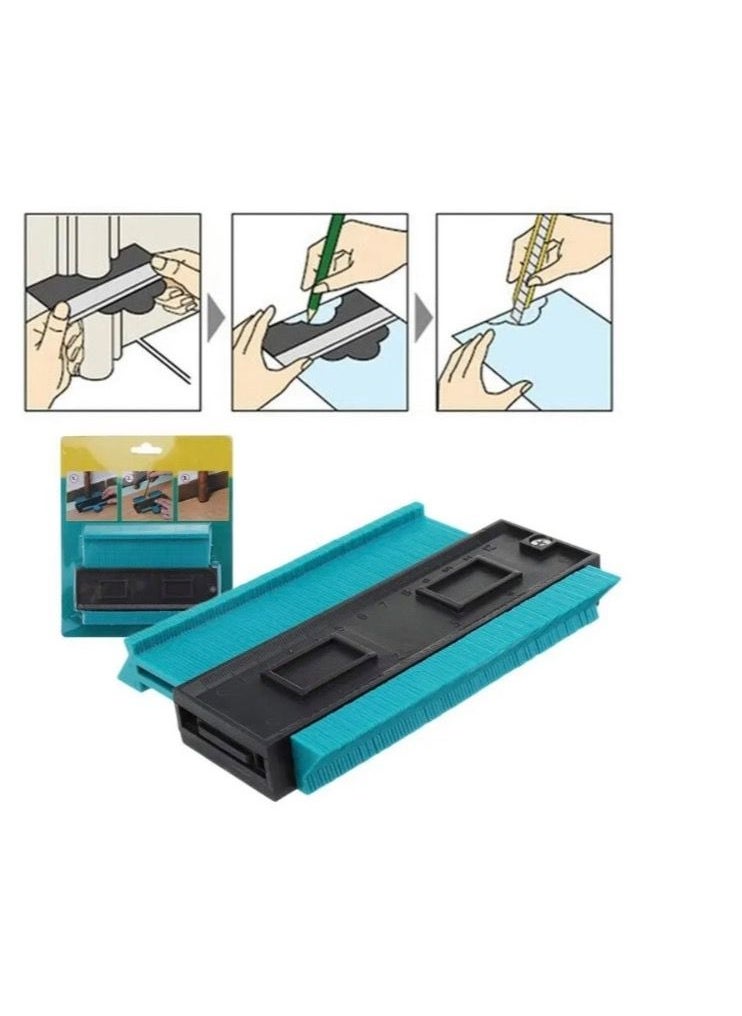 Generic - Shape Contour Gauge Duplicator Profile Measuring Tool Contour Duplication Gauge Contour Template Plastic Contour Copy Duplicator - Image 1