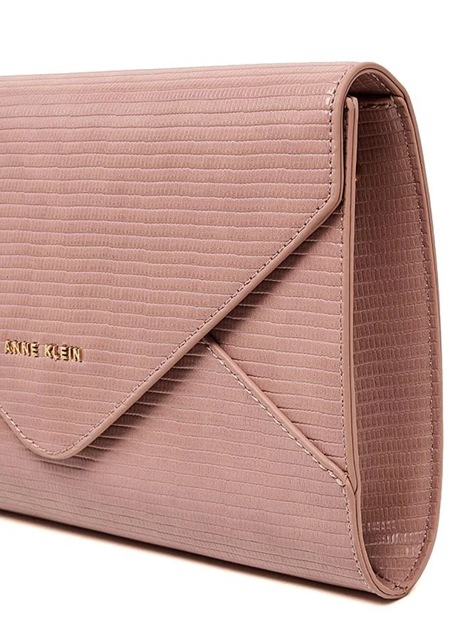 Anne Klein  Croc Textured Flap Clutch for Women | Best Price UAE