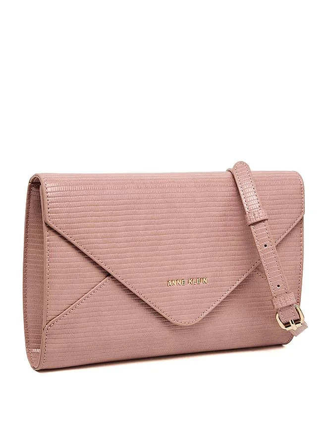 Anne Klein  Croc Textured Flap Clutch for Women | Best Price UAE
