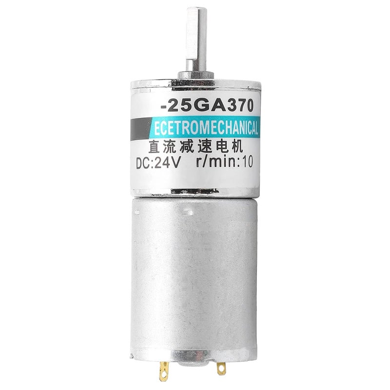 XD25GA370 24V DC Gear Motor 10rpm Low Speed High Torque Quiet Industrial Automation - Image 1