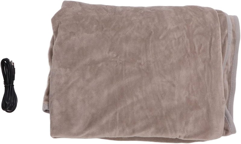 Electric Heating Blanket, Thermal Heated Blanket, Noon Rest Knee for Office Nap and Home Relaxation (Gray) - Image 2