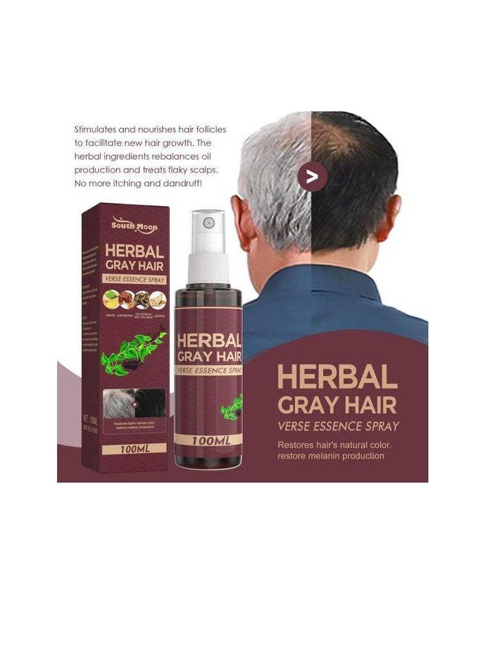 SOUTH MOON Herbal Gray Hair Verse Essence Spray 100ml 