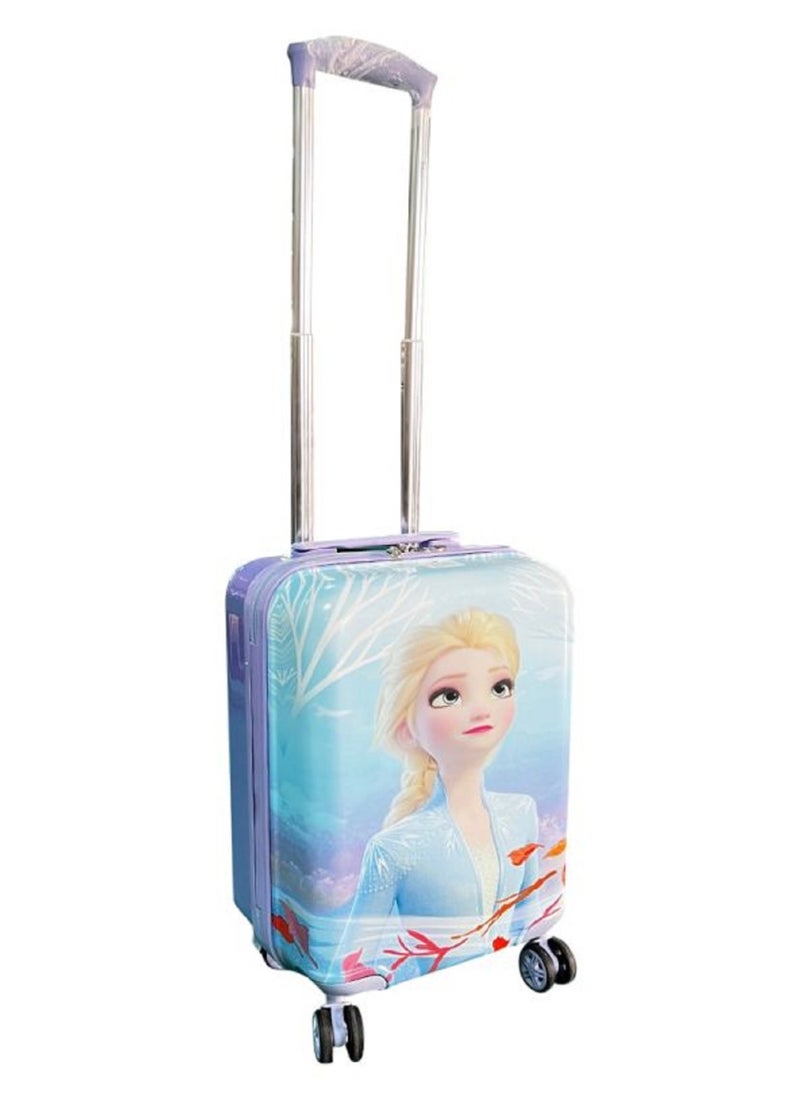 Disney FROZEN Disney Frozen Hard Case Travel Bag Luggage Trolley 18 Inches  - Image 1