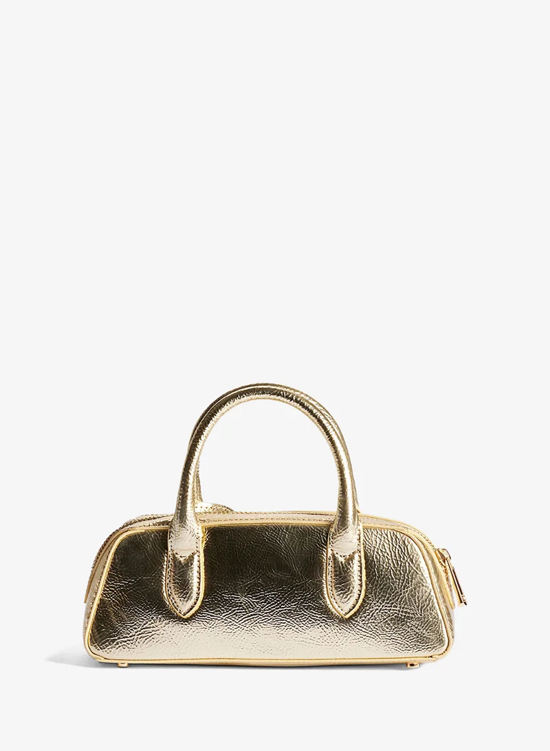 Sam Edelman GOLD Nori Micro Bowler Satchel for Women | Best Price UAE