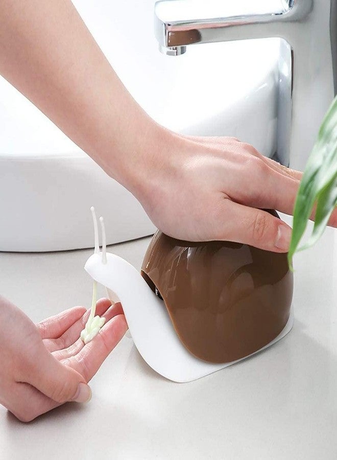AKHANDDD Snail Shape Liquid Soap Dispenser for Bathroom, Kitchen | Refillable Hand Wash Bottle | Cute and Fun Design for Kids & Adults | Decorative Countertop Soap Dispenser - Image 4