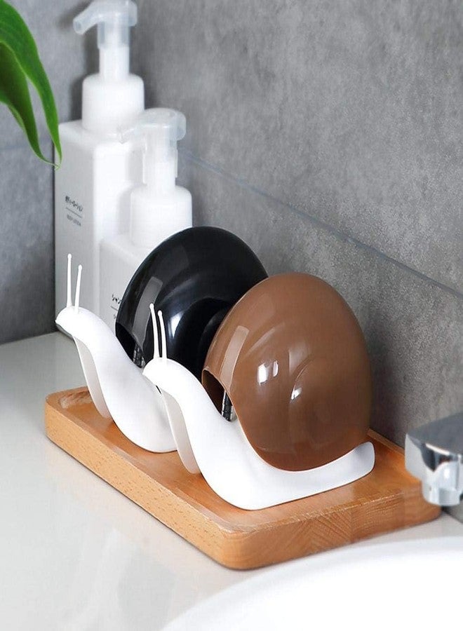 AKHANDDD Snail Shape Liquid Soap Dispenser for Bathroom, Kitchen | Refillable Hand Wash Bottle | Cute and Fun Design for Kids & Adults | Decorative Countertop Soap Dispenser - Image 2