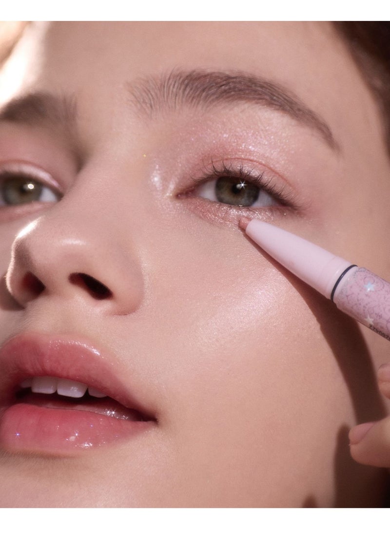 Flower Knows Shell's Jewel Dual-Ended Highlighting Stick – Buildable Glow & Long-Lasting Shine - 02 Peachy Pink  - Image 2