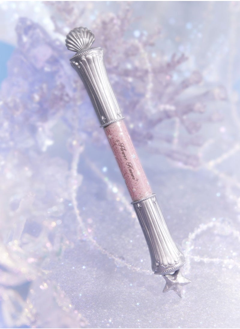Flower Knows Shell's Jewel Dual-Ended Highlighting Stick – Buildable Glow & Long-Lasting Shine - 02 Peachy Pink  - Image 5