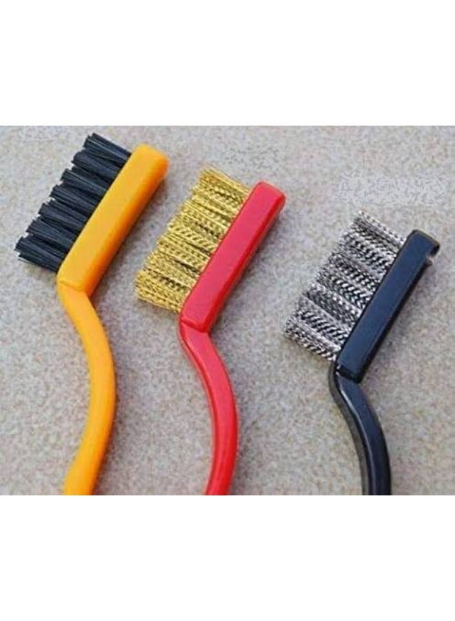 Multi-Purpose Wire Brush Set, 3 Pieces, for Rust & Metal Cleaning, Ideal for Gas Stove Cleaning, Removing Welding Residue, Paint, Rust and More - Image 5