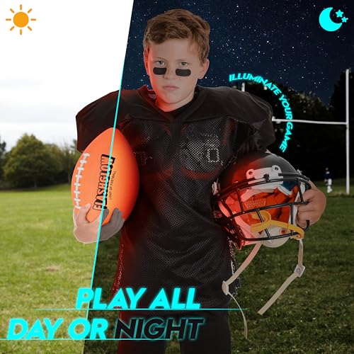 FLASHGLOW Light Up Football for Boys Glow in The Dark Toys for Kids Teen Boys Ages 815 Birthday Christmas Easter Gift Ideas Outdoor Sports Activity Night Play 8 9 10 11 12 13 14 15 Years Old Teenager - Image 5
