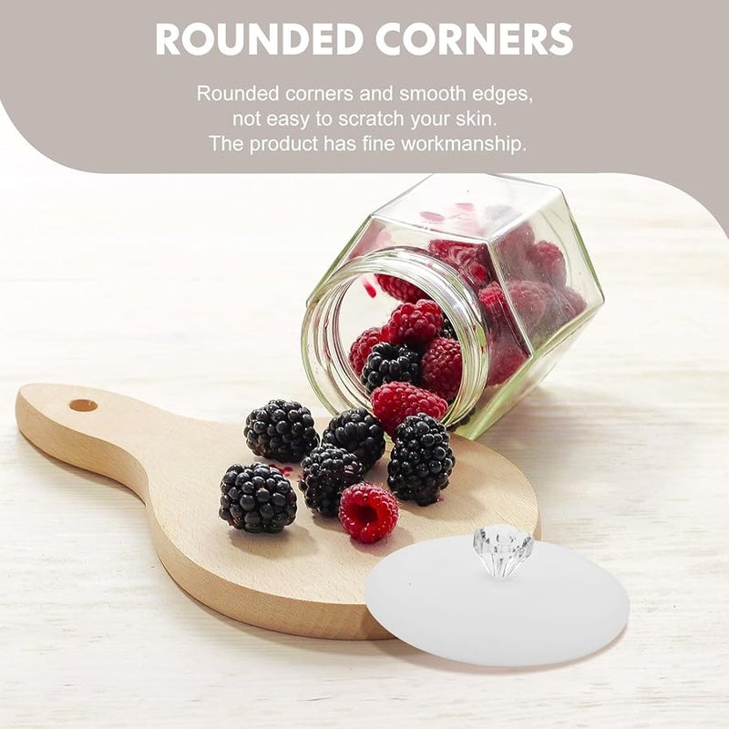 Uonlytech 4 قطع سيليكون غطاء كوب مجموعة 11 سم مزدوج الجوانب ماتي ماس مزيف زخرفي أغطية أكواب - Image 4