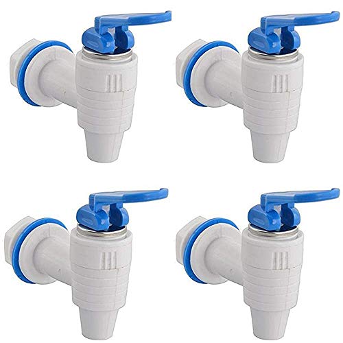 CHIRAG DISTRIBUTION:- Plastic ro Tap suitable for Kent/Aqua Fresh/Eureka/Whirlpool/Dolphin/ZeroB/Luminous,White pack of 4 - Image 1
