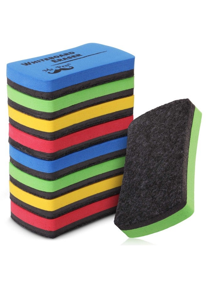 Mr. Pen Magnetic Dry Erase Erasers 8 Pack Assorted Colors Whiteboard Eraser Dry Eraser White Board Erasers Dry Erase Dry Erase Board Eraser Magnetic Whiteboard Eraser Magnetic Dry Eraser - Image 1